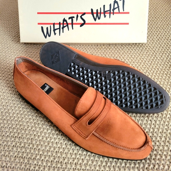 What's What brown suede loafers, size 8.5 - Picture 1 of 4